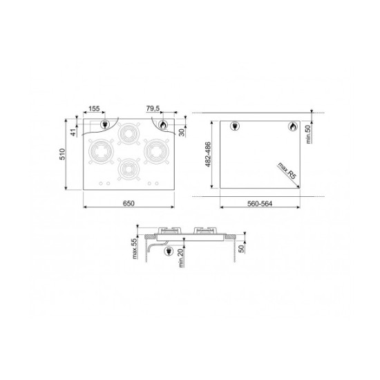 Plita Smeg - PV364LCN